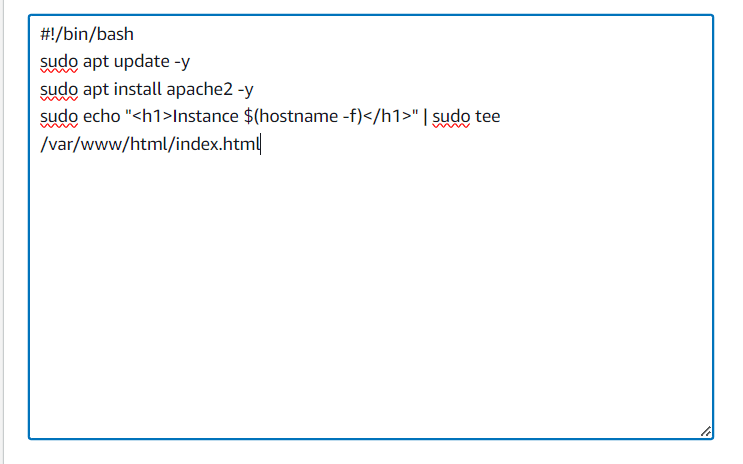 Launch Template User Data