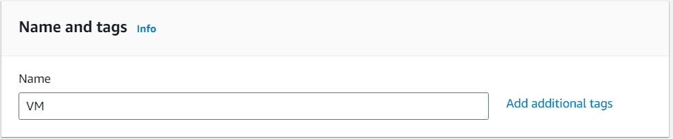 Naming the EC2 Instance