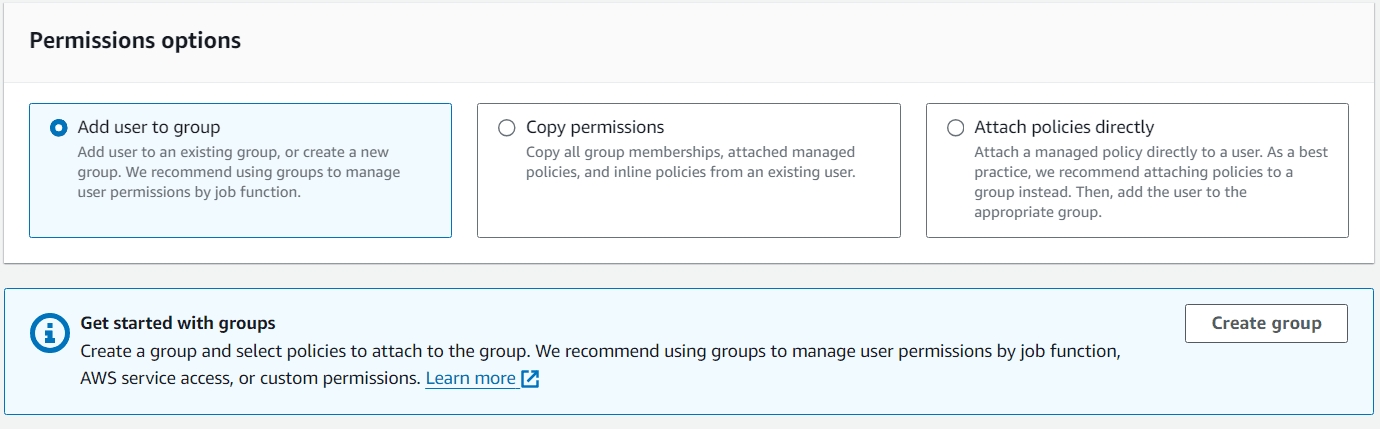 Step 6: Add to Group Option
