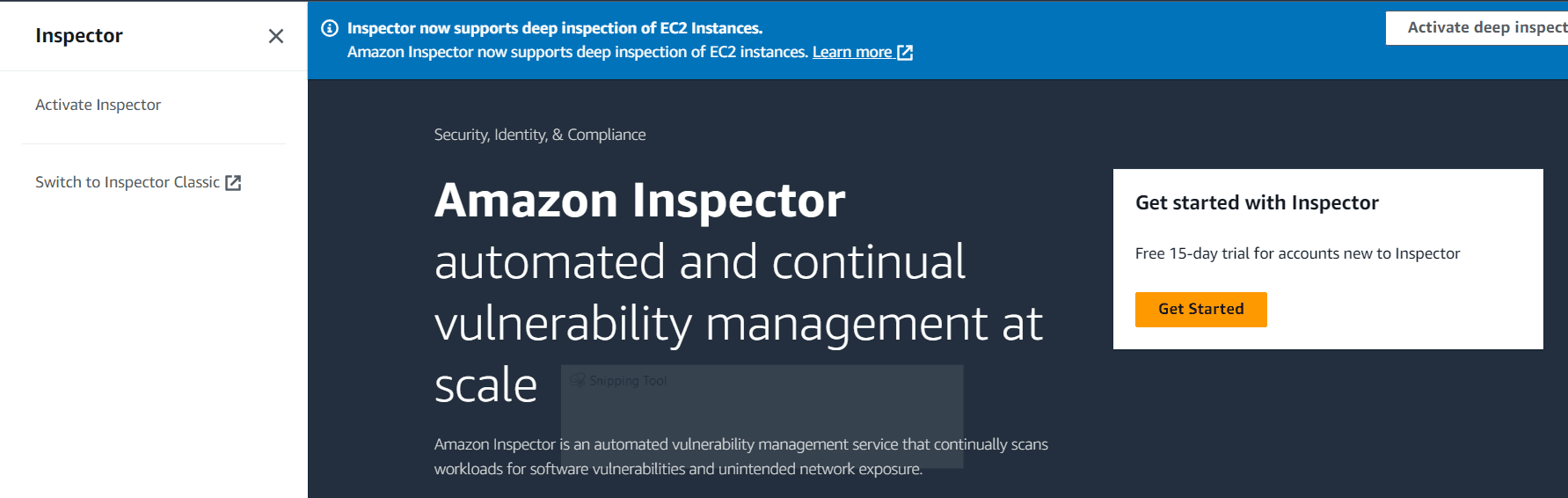 Switch to Inspector Classic