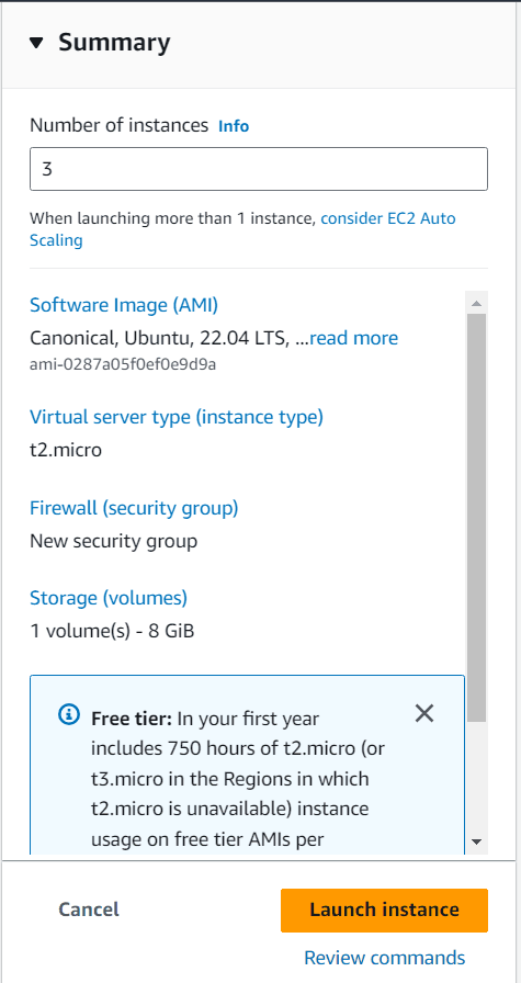Set Number of Instances