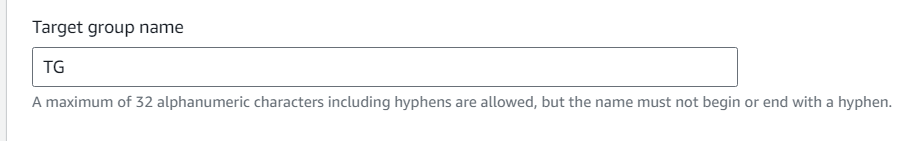 Target Group Name