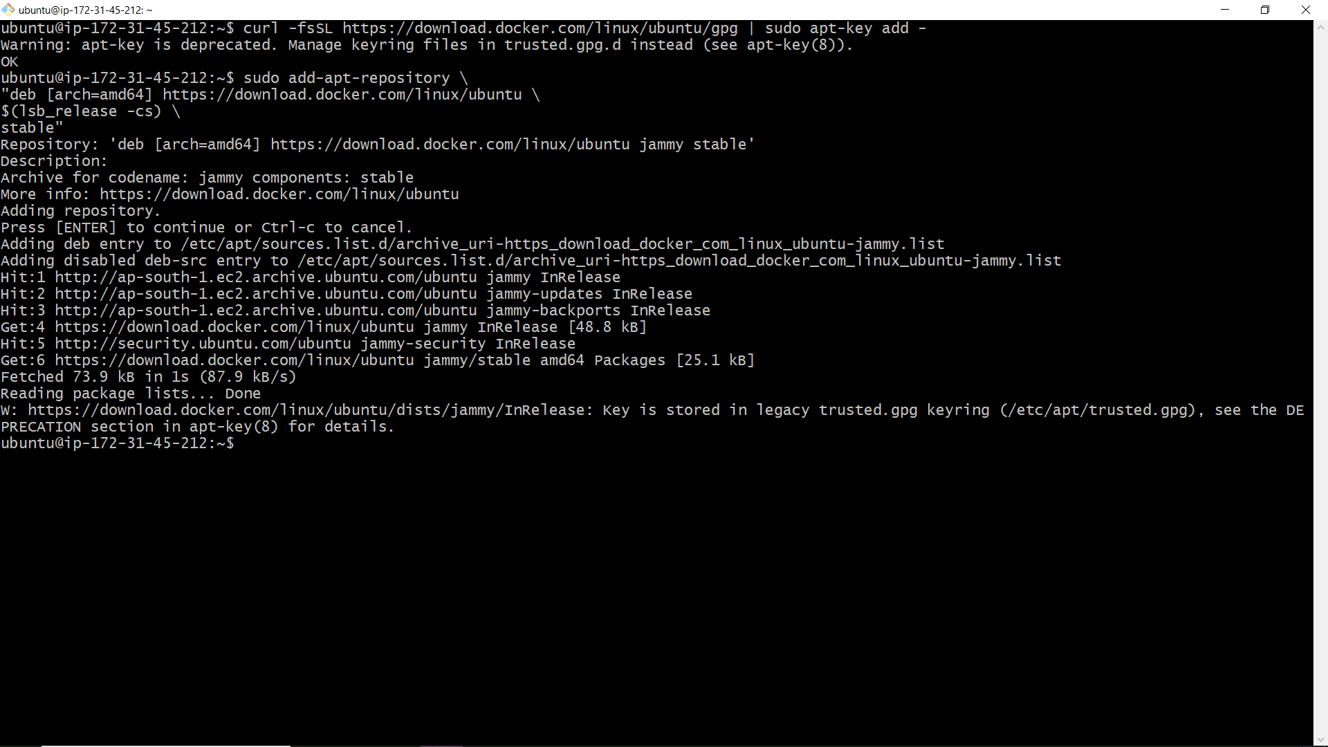 Add Docker Repository